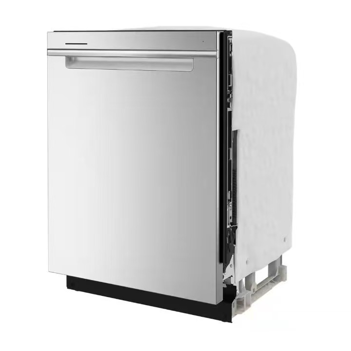 Whirlpool 24 in. Built-In Tall Tub Dishwasher in Fingerprint Resistant Stainless Steel with Washing 3rd Rack, 41 DBA