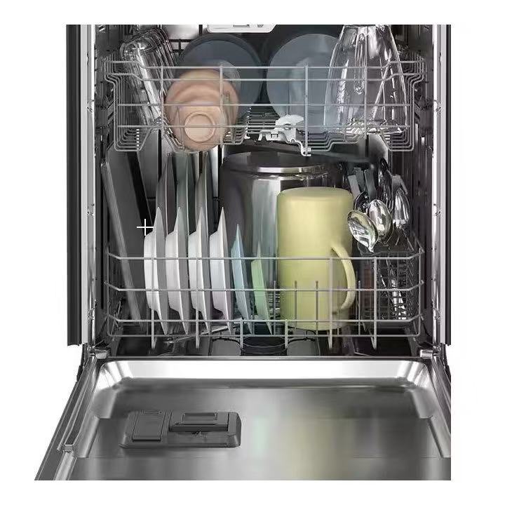 Whirlpool 24 in. Built-In Tall Tub Dishwasher in Fingerprint Resistant Stainless Steel with Washing 3rd Rack, 41 DBA