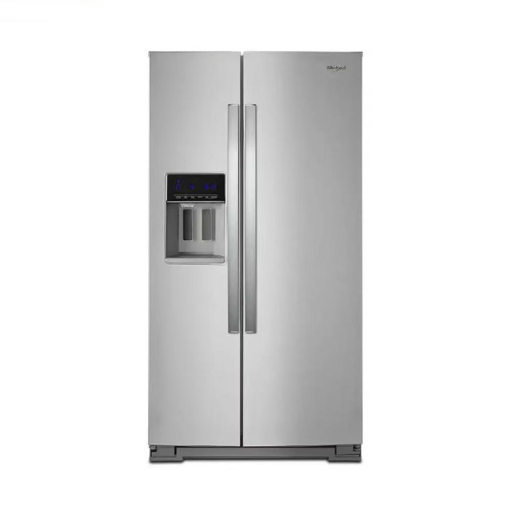 Whirlpool - 28.4 Cu. Ft. Side-by-Side Refrigerator with In-Door-Ice Storage - Fingerprint Resistant Stainless Steel