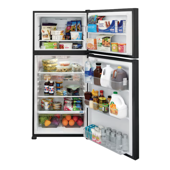 Frigidaire 20-cu ft Top-Freezer Refrigerator ( Black ) Garage Ready