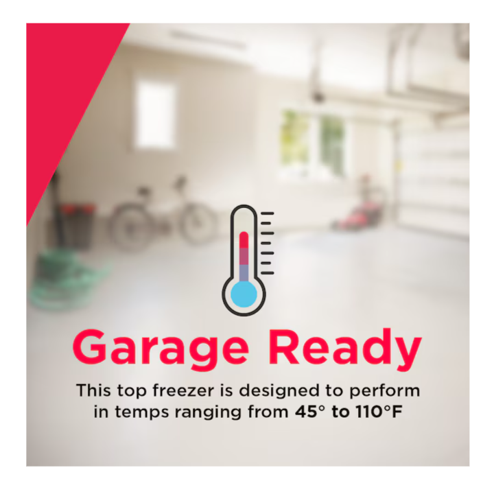 Frigidaire 20-cu ft Top-Freezer Refrigerator ( Black ) Garage Ready