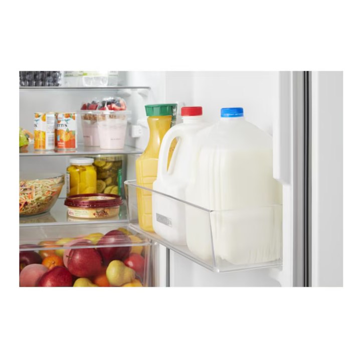 Whirlpool 11.6-cu ft Counter-Depth Top-Freezer Refrigerator ( Black )