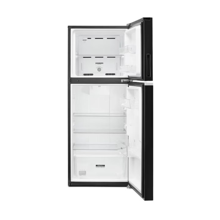Whirlpool 11.6-cu ft Counter-Depth Top-Freezer Refrigerator ( Black )