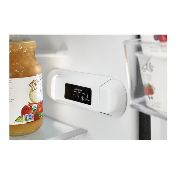 Whirlpool 11.6-cu ft Counter-Depth Top-Freezer Refrigerator ( Black )