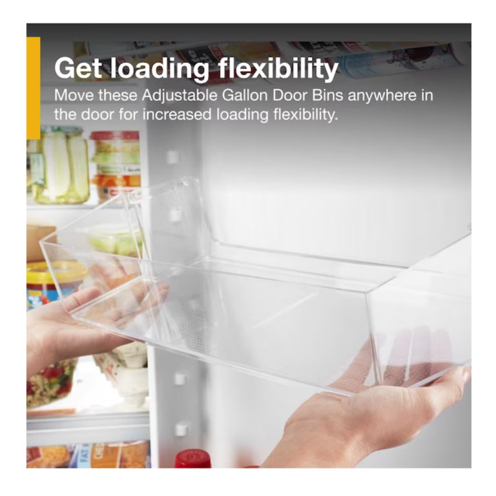 Whirlpool 24.5-cu ft Side-by-Side Refrigerator with Ice Maker ,Water and Ice Dispenser ( Fingerprint Resistant Stainless Finish )