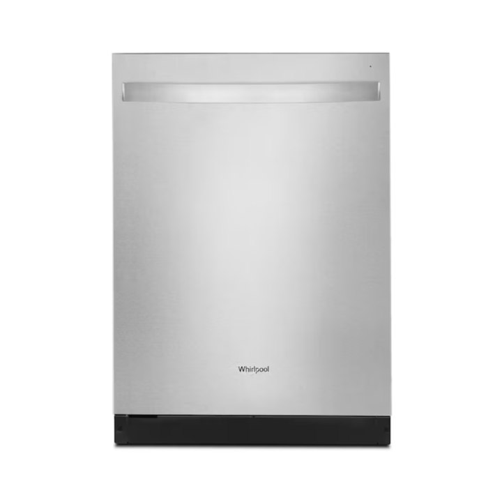 Whirlpool Eco Series 24-in Top Control Built-in Dishwasher With Third Rack ( Fingerprint Resistant Stainless Steel ) , 51-Decibel Standard Sound Level