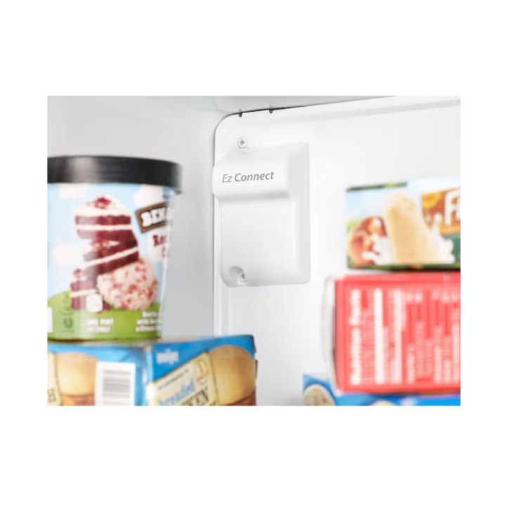 Whirlpool 19.1-cu ft Top-Freezer Refrigerator ( Monochromatic Stainless Steel ) ENERGY STAR Certified