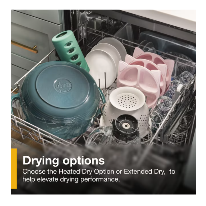 Whirlpool Eco Series 24-in Top Control Built-in Dishwasher With Third Rack ( Fingerprint Resistant Stainless Steel ) , 47-Decibel Very Quiet Sound Level