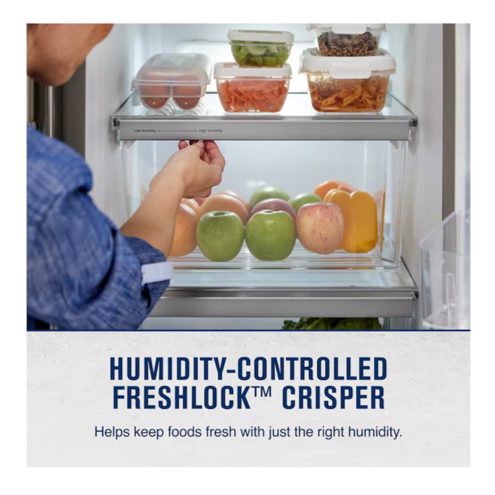 Maytag 24.9-cu ft Side-by-Side Refrigerator ( Fingerprint Resistant Stainless Finish )