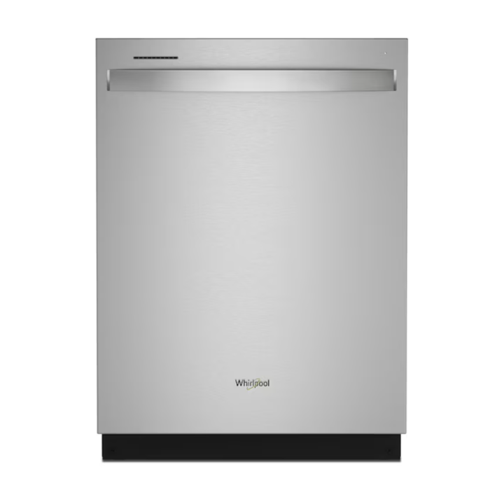 Whirlpool Eco Series 24-in Top Control Built-in Dishwasher With Third Rack ( Fingerprint Resistant Stainless Steel ) , 47-Decibel Very Quiet Sound Level