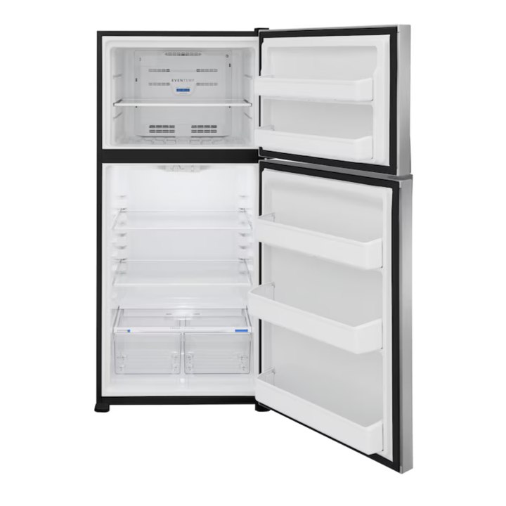 Frigidaire 20-cu ft Top-Freezer Refrigerator ( Stainless steel ) Garage Ready ENERGY STAR Certified