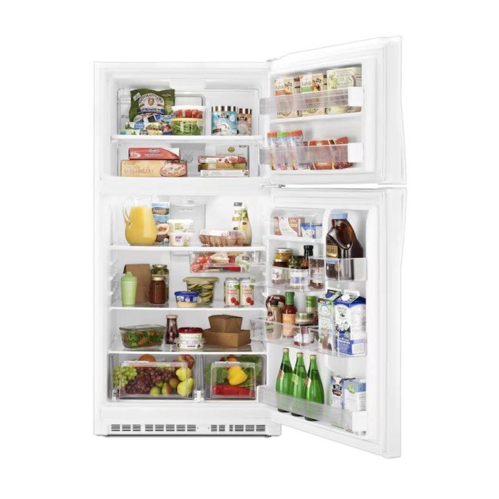 Whirlpool 21.3-cu ft Top-Freezer Refrigerator ( White ) ENERGY STAR Certified