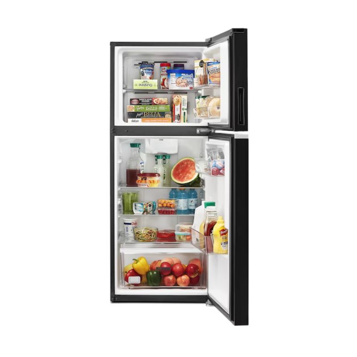 Whirlpool 11.6-cu ft Counter-Depth Top-Freezer Refrigerator ( Black )