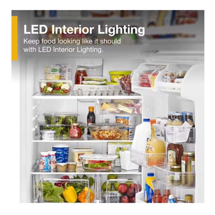 Whirlpool 20.5-cu ft Top-Freezer Refrigerator ( White )