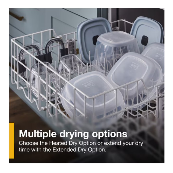 Whirlpool 24-in Front Control Built-in Dishwasher ( White ) ENERGY STAR, 57-Decibel Standard Sound Level