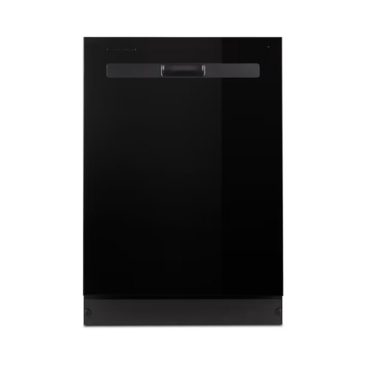 Whirlpool Eco Series 24-in Top Control Built-in Dishwasher ( Black ) , 55-Decibel Standard Sound Level