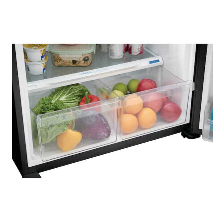 Frigidaire 20-cu ft Top-Freezer Refrigerator ( Black ) Garage Ready