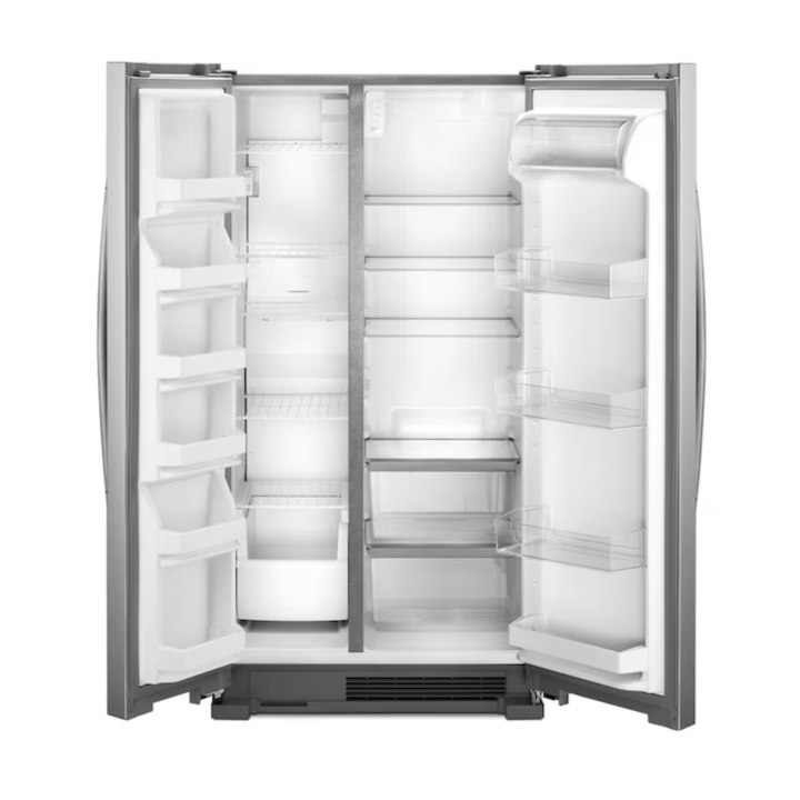 Whirlpool 25.1-cu ft Side-by-Side Refrigerator ( Stainless Steel )