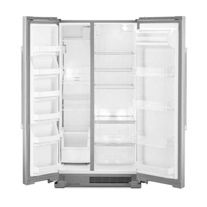 Maytag 24.9-cu ft Side-by-Side Refrigerator ( Fingerprint Resistant Stainless Finish )