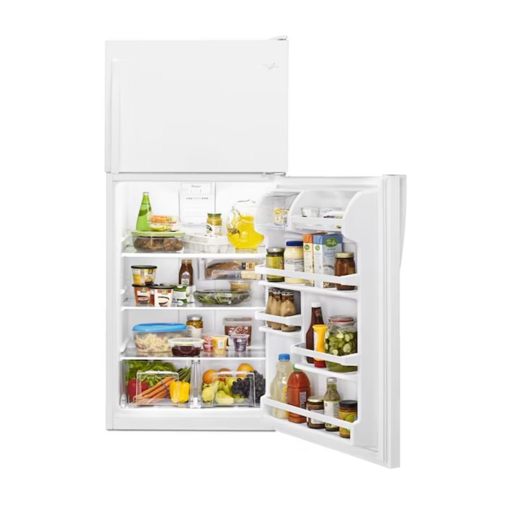 Whirlpool 18.2-cu ft Top-Freezer Refrigerator ( White ) ENERGY STAR Certified