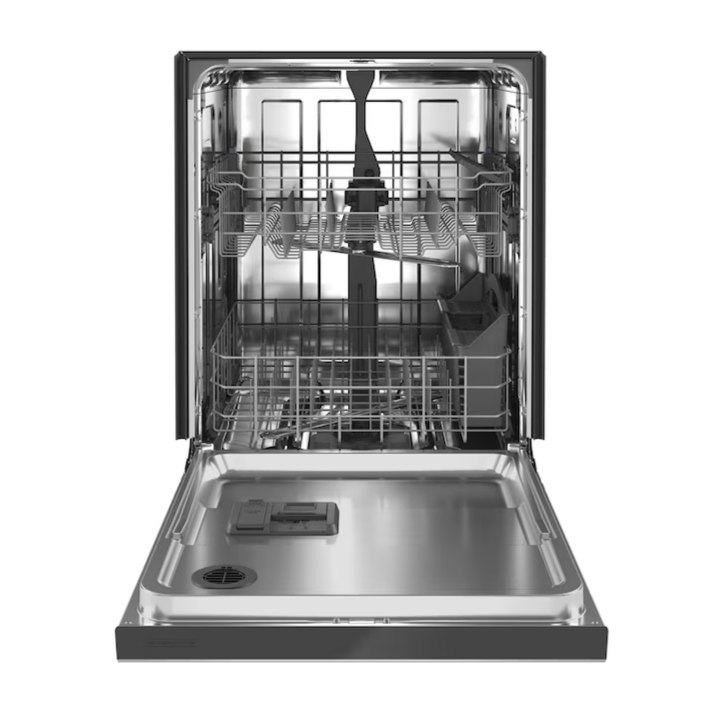 Maytag Dual Power Filtration 24-in Front Control Built-in Dishwasher ( Fingerprint Resistant Stainless Steel ) , 50-Decibel Very Quiet Sound Level
