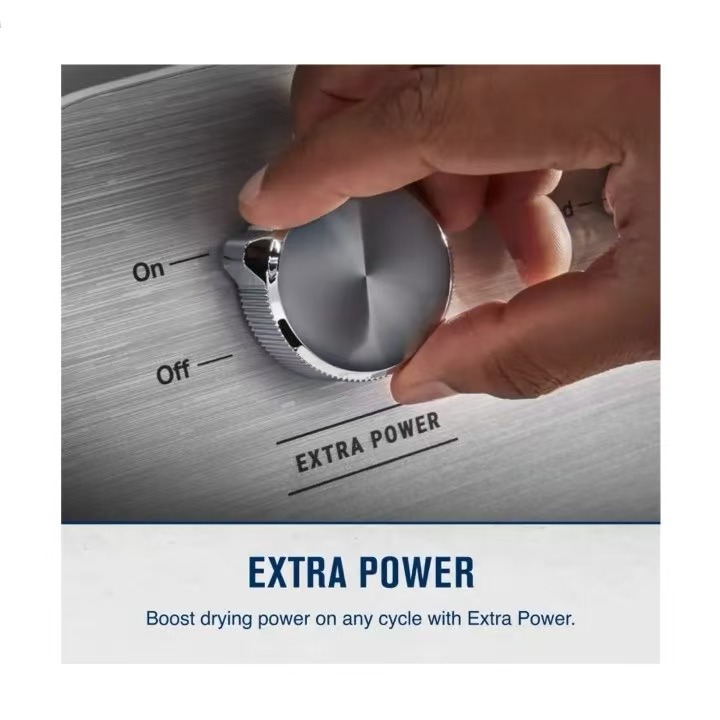 Maytag - 7.0 Cu. Ft. Electric Dryer with Extra Power Button - White