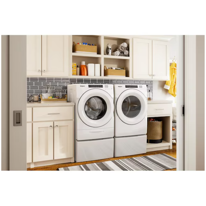 Whirlpool High Efficiency Stackable Medium Front-Load Washer ( White ) ENERGY STAR AND Electric Dryer ( White ) Energy Star Certified