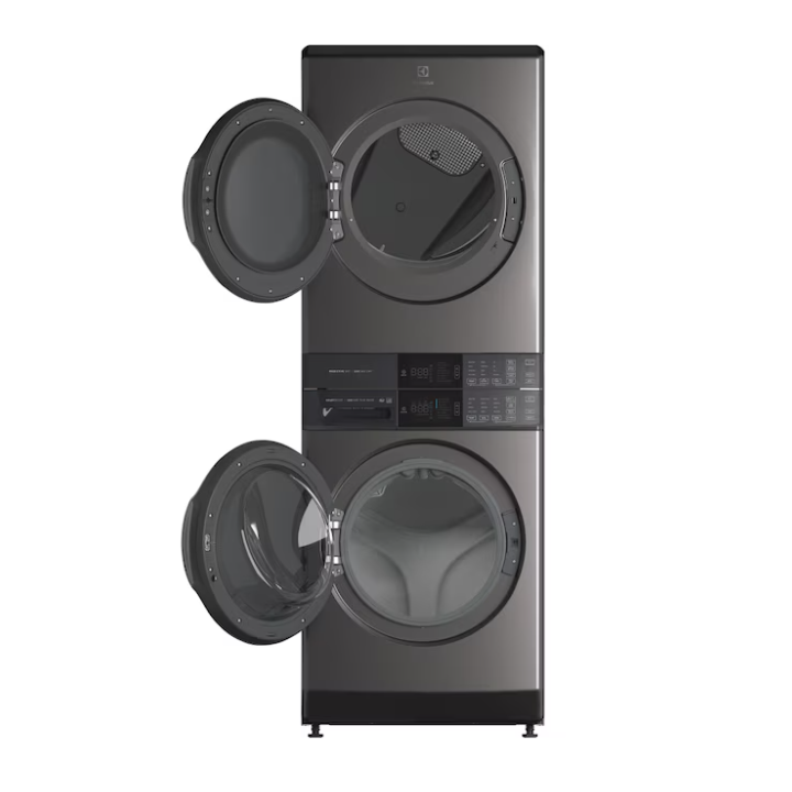 Electrolux SmartBoost Premix Stacked Laundry Center with 4.5-cu ft Front load Washer and Gas 8-cu ft Dryer (ENERGY STAR)
