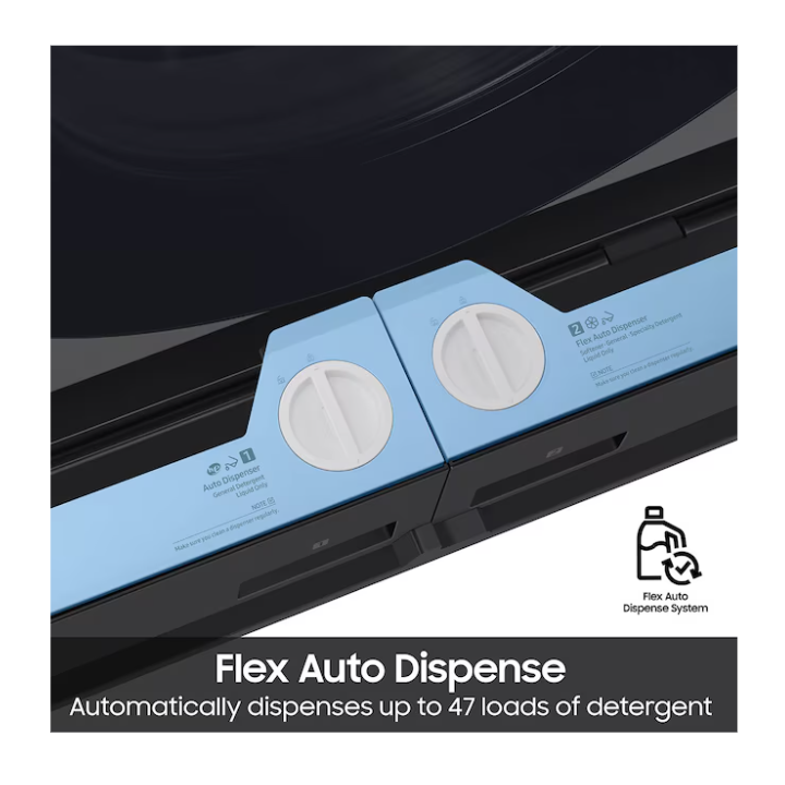 Samsung Bespoke 5.3-cu ft Capacity Dark Steel Ventless All-In-One Washer Dryer Combo (ENERGY STAR Certified)