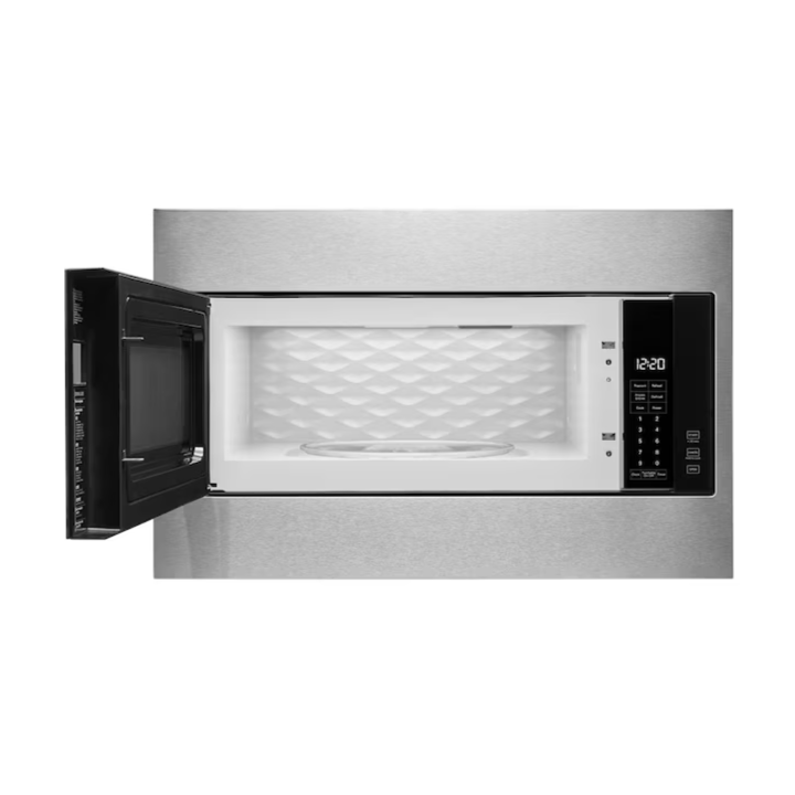 Whirlpool 1.1-cu ft 1000 -Watt 29.75-in Built-In Microwave ( Stainless Steel )