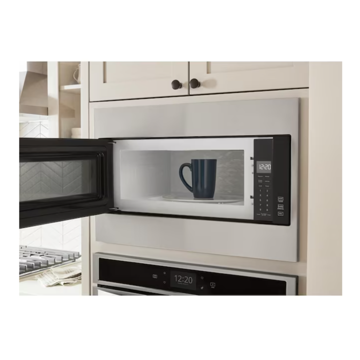 Whirlpool 1.1-cu ft 1000 -Watt 29.75-in Built-In Microwave ( Stainless Steel )