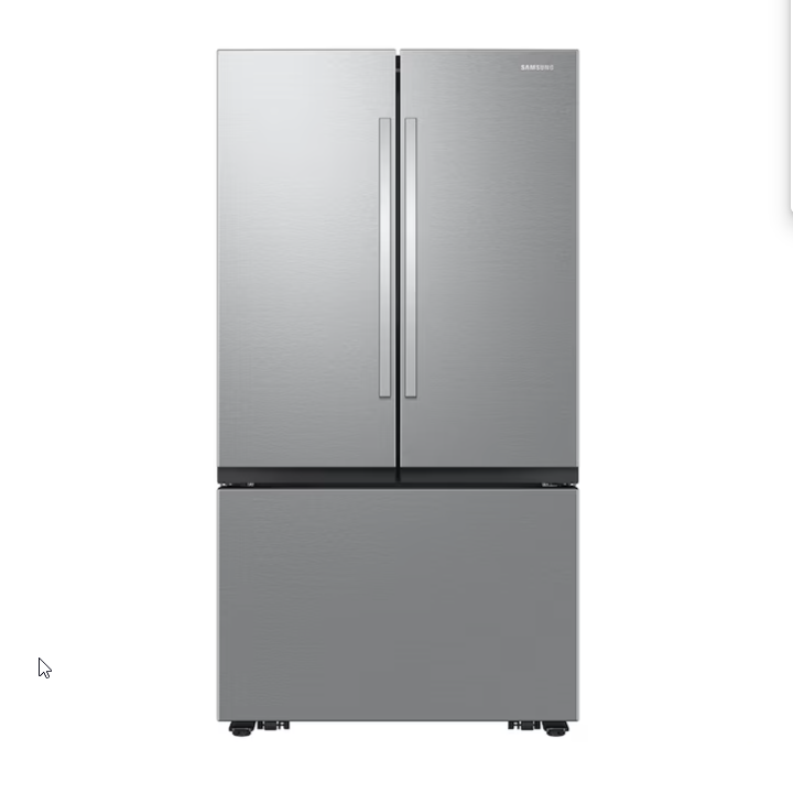 Samsung Standard-Depth Mega Capacity 31.5-cu ft 3 -Door Smart Compatible French Door Refrigerator with Dual Ice Maker ( Fingerprint Resistant Stainless Steel ) ENERGY STAR Certified