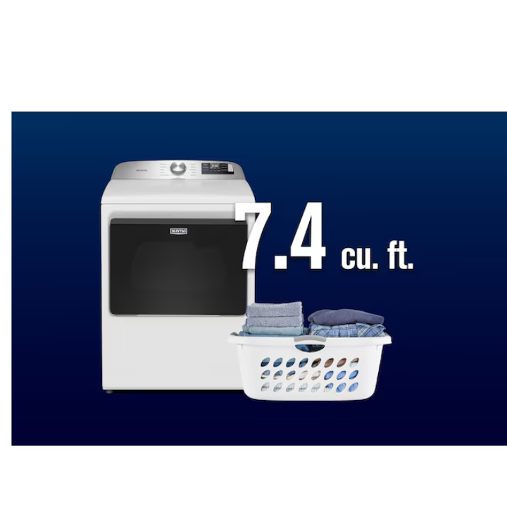 Maytag Extra Power Large Steam Cycle Vented Electric Dryer ( White )