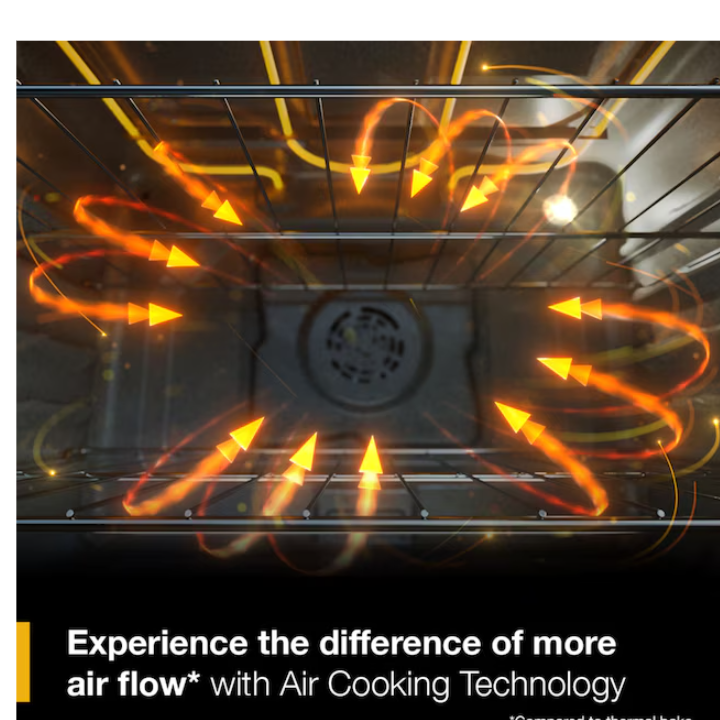 Whirlpool Air Cooking Technology 30-in 5 burners 5-cu ft Air Fry Convection Oven Freestanding Natural Gas Range ( Fingerprint Stainless Steel )