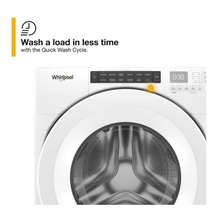 Whirlpool High Efficiency Stackable Medium Front-Load Washer ( White ) ENERGY STAR