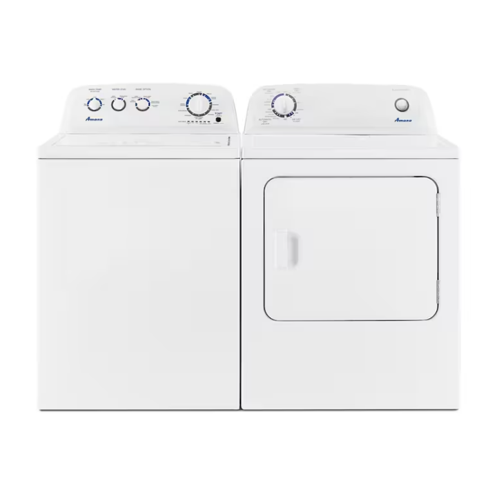 Amana Top-Load Washer with Agitator & Electric Dryer Set