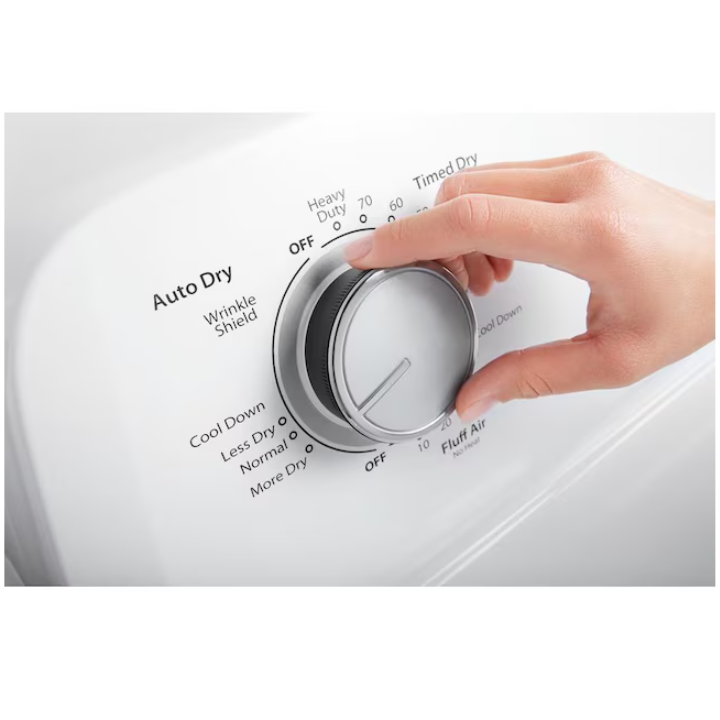 Whirlpool High Efficiency Small Top-Load Washer And Extra Large Vented Electric Dryer ( White )