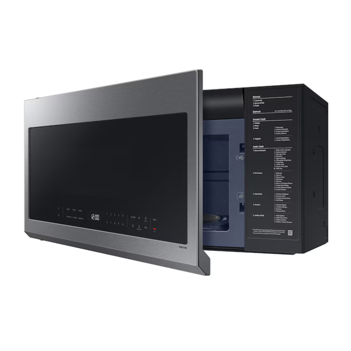 Samsung 2.1-cu ft Over-the-Range Microwave with Sensor Cooking ( Stainless steel )