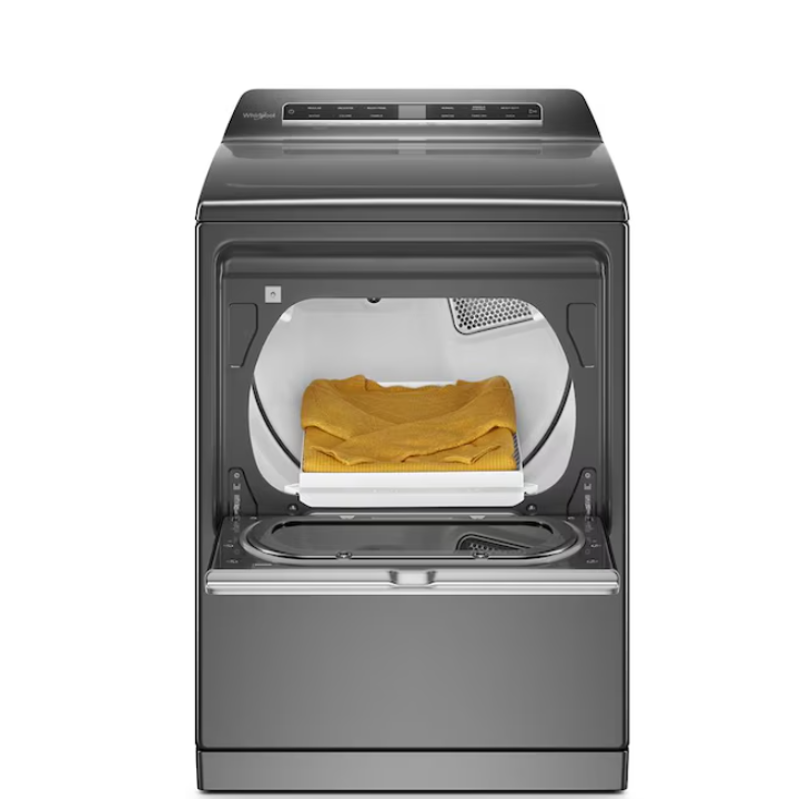 Whirlpool Smart Capable Extra Large Steam Cycle Vented Electric Dryer ( Chrome Shadow ) Energy Star Certified