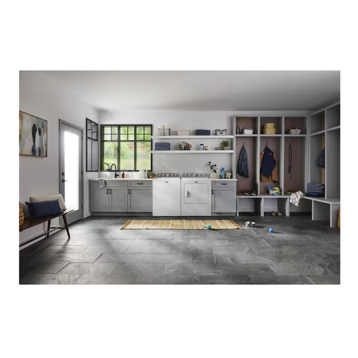 Maytag Pet Pro Large Steam Cycle Vented Gas Dryer ( White )