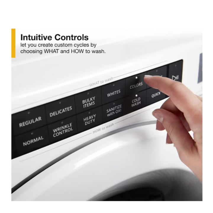 Whirlpool High Efficiency Stackable Medium Front-Load Washer ( White ) ENERGY STAR