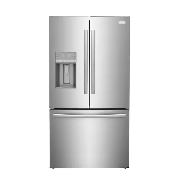 Frigidaire Gallery Standard-Depth 27.8-cu ft 3 -Door 36-in Wide French Door Refrigerator with Dual Ice Maker with Water and Ice Dispenser (Fingerprint Resistant Stainless Steel) ENERGY STAR Certified