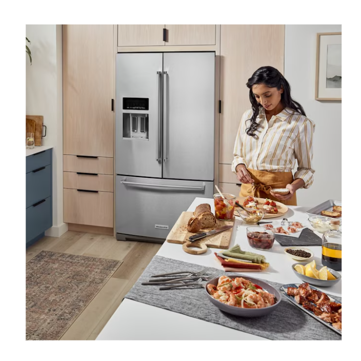 KitchenAid 26.8 cu. ft. French Door Refrigerator in Stainless Steel with PrintShield Finish
