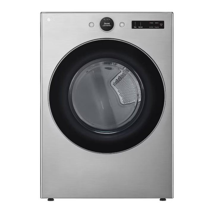LG TurboSteam 7.4-cu ft Stackable Vented Electric Dryer with Steam Cycle ( Graphite Steel )