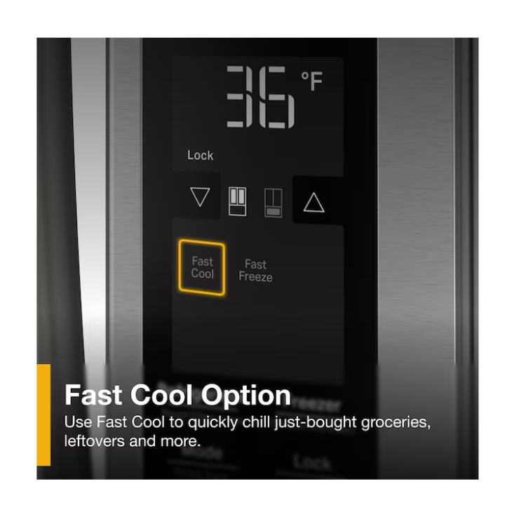 Whirlpool Standard-Depth 31-cu ft French Door Refrigerator with Ice Maker ( Fingerprint Resistant Stainless Finish ) ENERGY STAR Certified