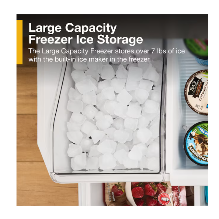 Whirlpool Standard-Depth 31-cu ft French Door Refrigerator with Ice Maker ( Fingerprint Resistant Stainless Finish ) ENERGY STAR Certified