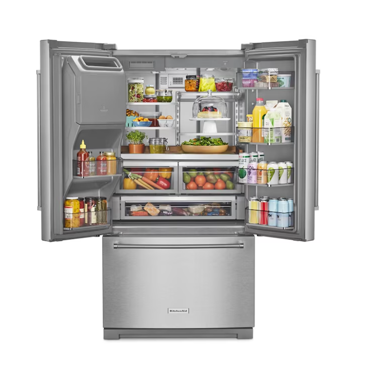 KitchenAid 26.8 cu. ft. French Door Refrigerator in Stainless Steel with PrintShield Finish
