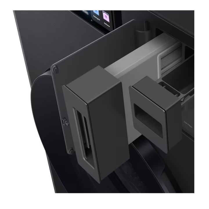 Samsung Bespoke Traditional Drying 5.3-cu ft Vented All-In-One Washer Dryer Combo with Steam Cycle ( Brushed Black )