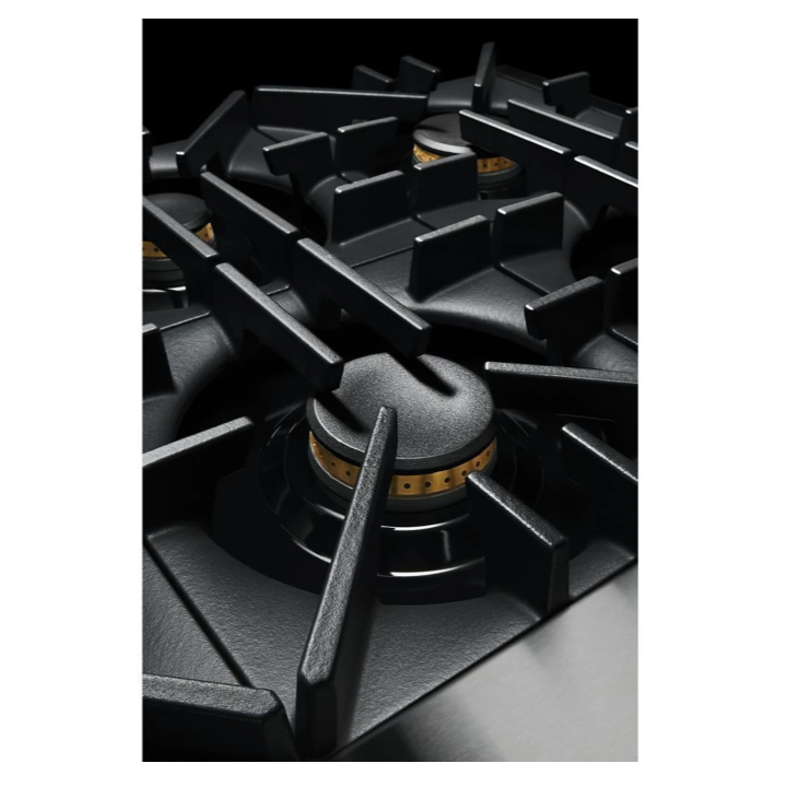 JennAir 36 Inch Wide 5.1 Cu. Ft. Slide In Dual Fuel Range with Dual-Stacked PowerBurner and Halo-Effect Knobs