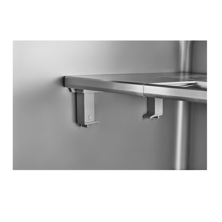 KitchenAid Counter-Depth 19.4-cu ft 4 -Door 36-in Wide French Door Refrigerator with Ice Maker with Water and Ice Dispenser (Fingerprint Resistant Stainless Steel) ENERGY STAR Certified